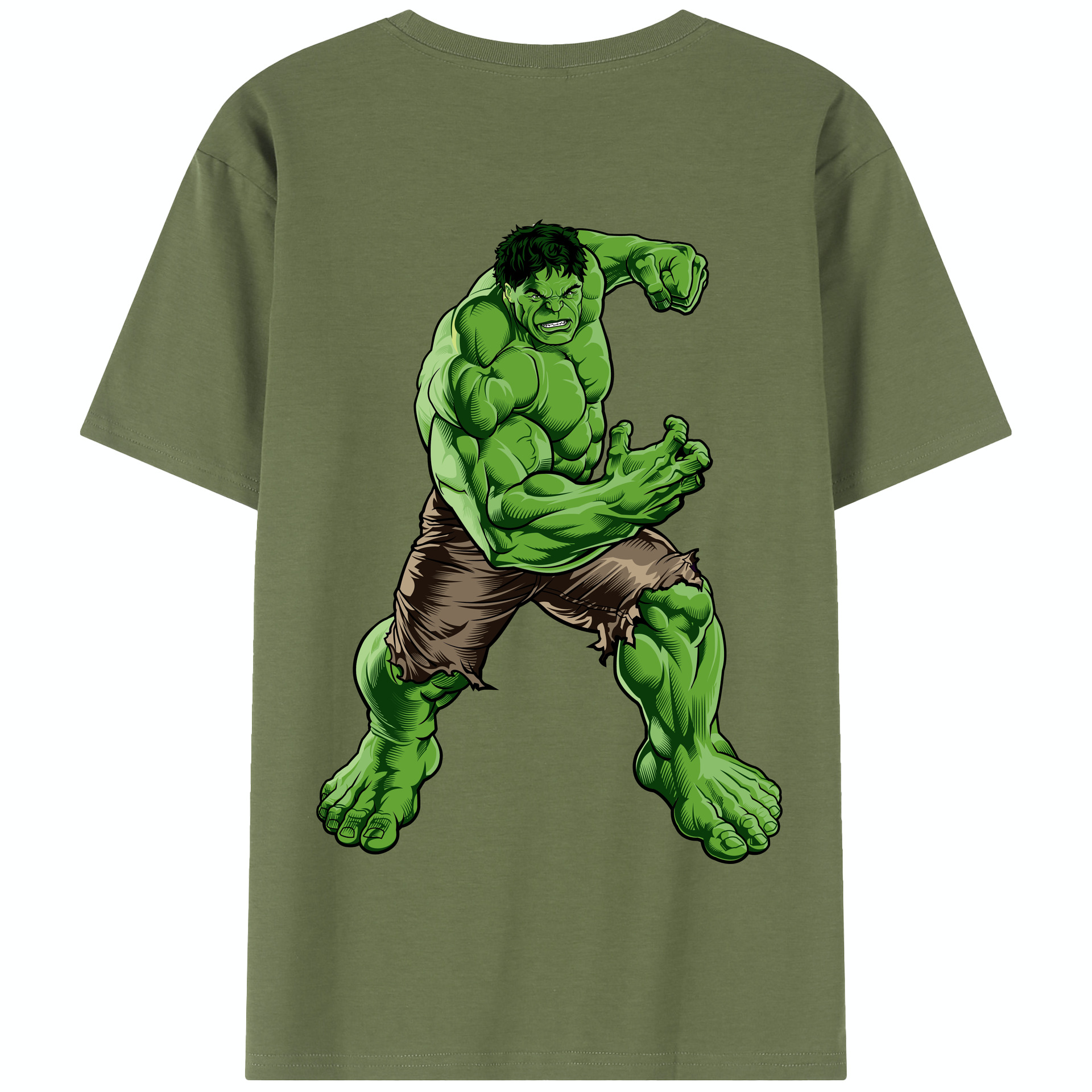 （画像用） アベンジャーズ The Avengers 綿100％半袖Tシャツ（背面プリント）